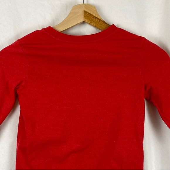 Cat & Jack Long Sleeve Red Dinosaur Christmas Kids Shirt Size 5T - Picture 12 of 16
